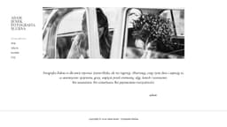 Preview of the photographer's website
