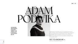 Preview of the photographer's website