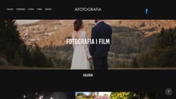 Preview of the photographer's website