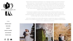 Preview of the photographer's website