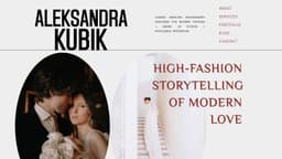 Preview of the photographer's website