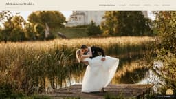 Preview of the photographer's website