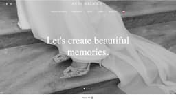 Preview of the photographer's website