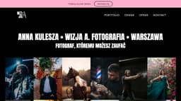 Preview of the photographer's website