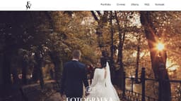 Preview of the photographer's website