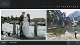 Preview of the photographer's website