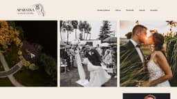 Preview of the photographer's website