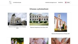 Preview of the photographer's website