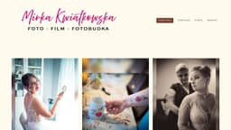 Preview of the photographer's website