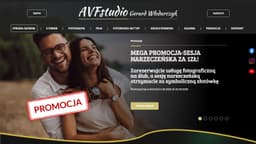 Preview of the photographer's website