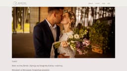 Preview of the photographer's website