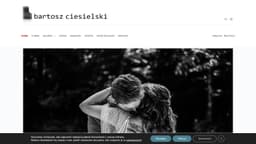 Preview of the photographer's website