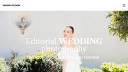 Preview of the photographer's website