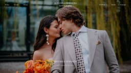 Preview of the photographer's website