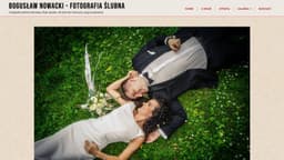 Preview of the photographer's website