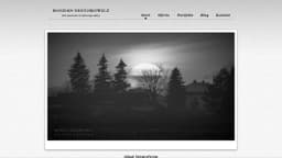 Preview of the photographer's website