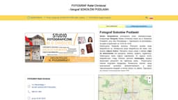 Preview of the photographer's website