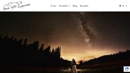 Preview of the photographer's website