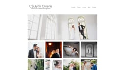 Preview of the photographer's website