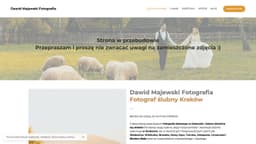 Podgląd strony internetowej fotografa