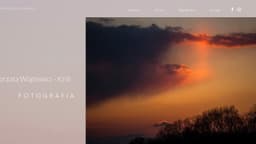 Podgląd strony internetowej fotografa