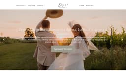 Preview of the photographer's website