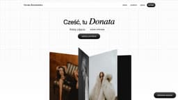 Preview of the photographer's website