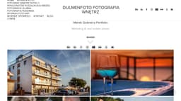 Preview of the photographer's website