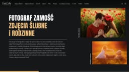 Preview of the photographer's website