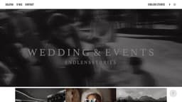 Preview of the photographer's website