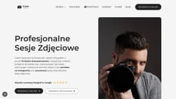 Preview of the photographer's website