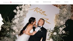 Preview of the photographer's website