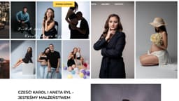 Preview of the photographer's website