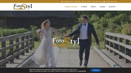 Preview of the photographer's website