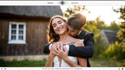 Preview of the photographer's website