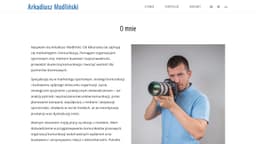 Preview of the photographer's website