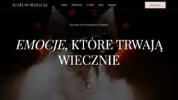 Preview of the photographer's website
