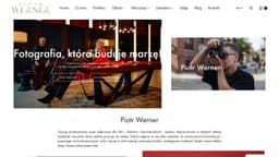 Preview of the photographer's website