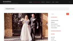 Preview of the photographer's website