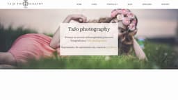 Preview of the photographer's website