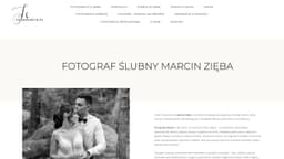 Preview of the photographer's website