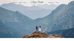 Preview of the photographer's website