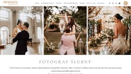 Preview of the photographer's website