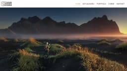 Preview of the photographer's website