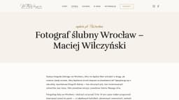 Preview of the photographer's website