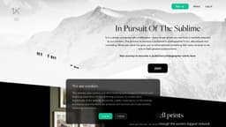 Preview of the photographer's website