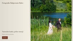 Preview of the photographer's website