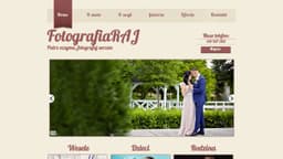 Preview of the photographer's website