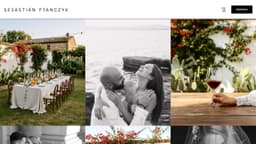 Preview of the photographer's website