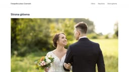 Preview of the photographer's website